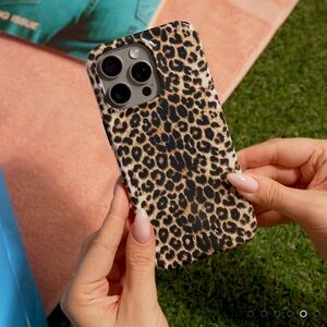 BURGA iPhone 15 Plus Animal Print Phone Case - NWT